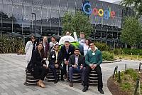 Candidates in front of Google
