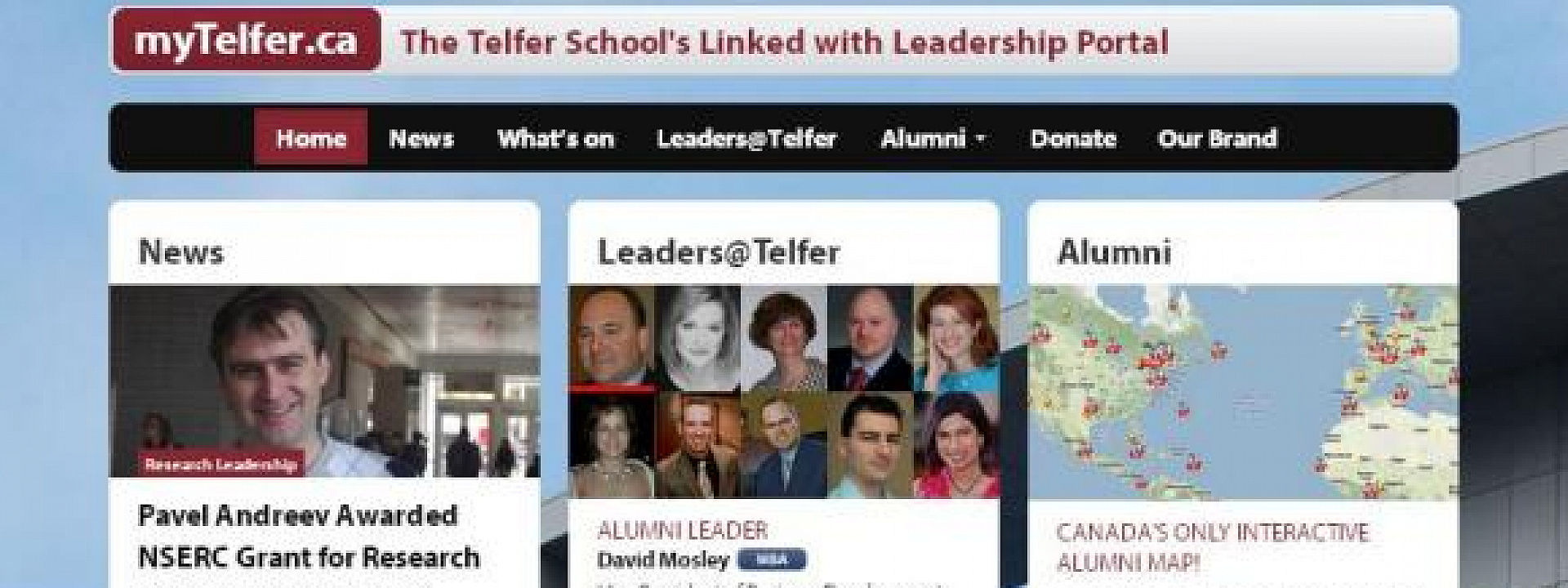 The "myTelfer.ca" Portal is Relaunched