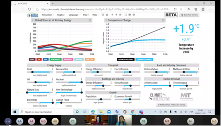 Simulation charts