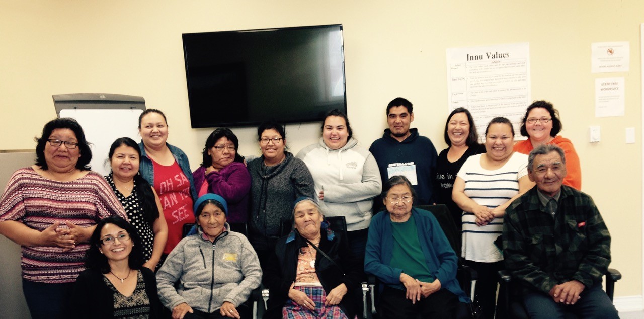 Members of the Innu community from Labrador