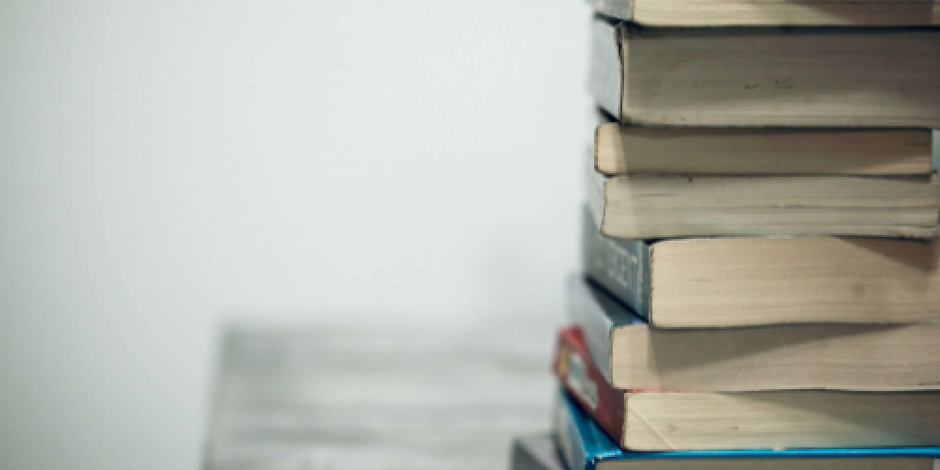 A stack of books.