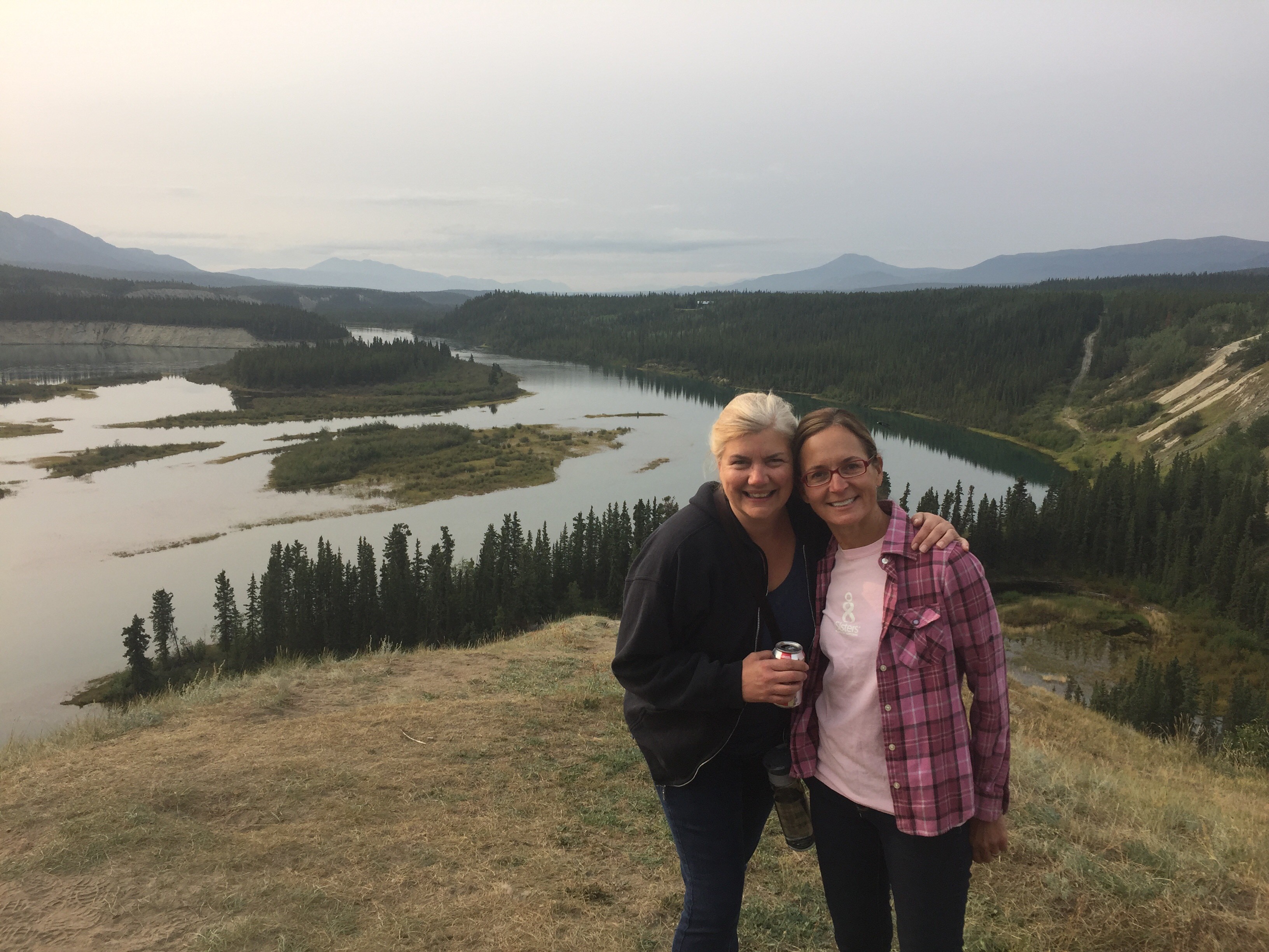 Cathy Lewis and Kim Reynolds in Whitehorse, YK