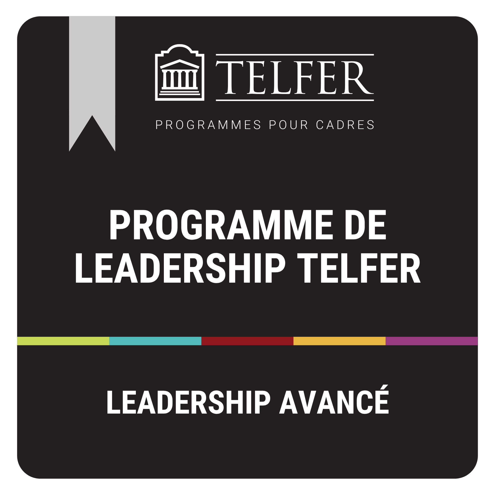 Un badge numérique Telfer de Credly.