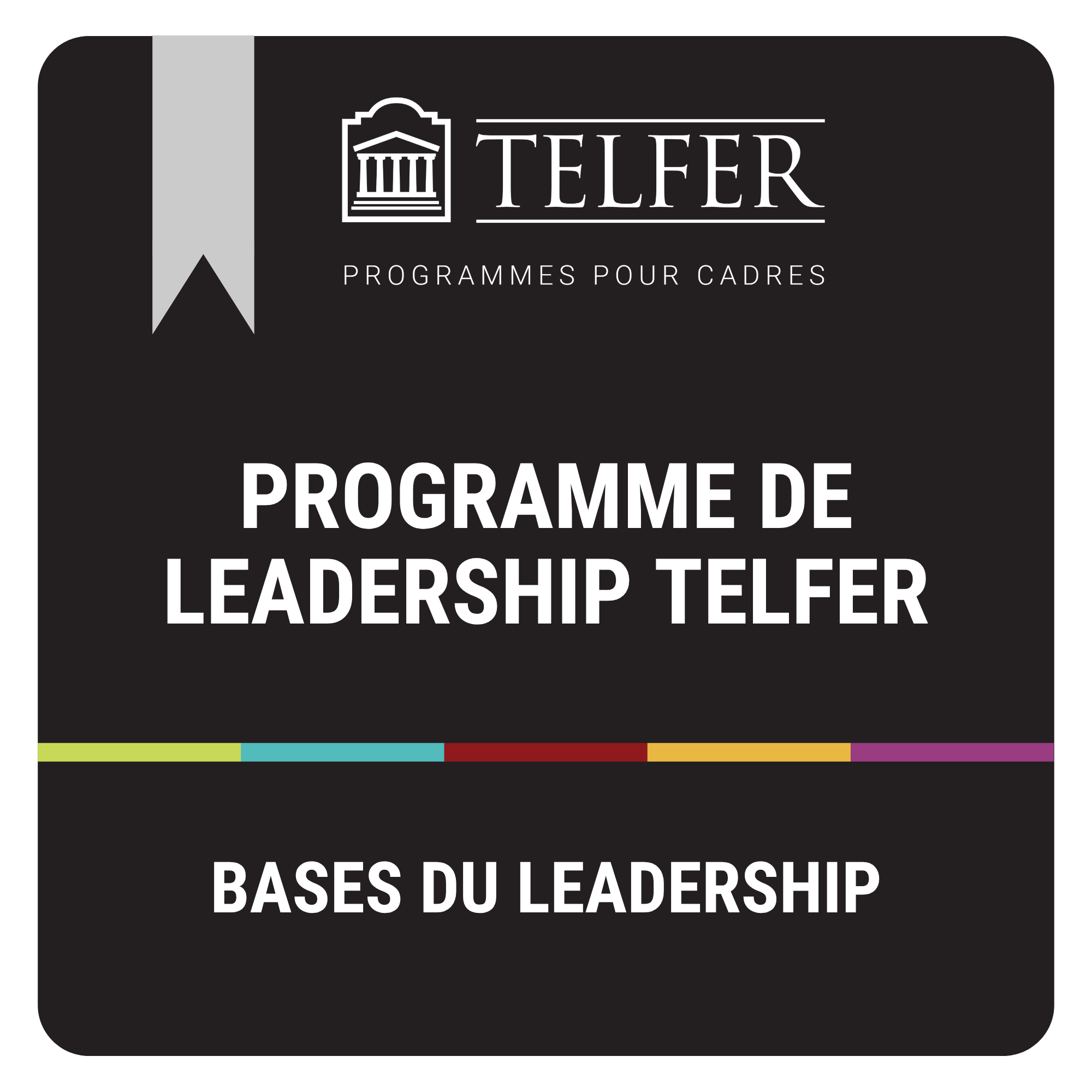 Un badge numérique Telfer de Credly.