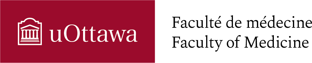 A bilingual logo for the University of Ottawa Faculty of Medicine.