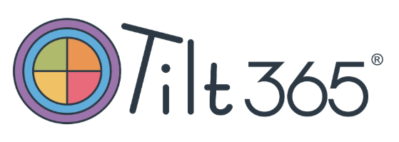 A multicoloured logo for Tilt 265.