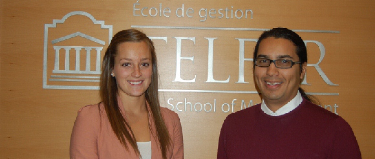 MSc Students Vicki Sabourin and Javier Fiallos Present Highlights of their Health Systems Internships  