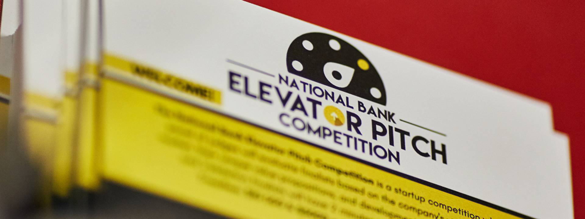 Compétition « Elevator Pitch » présentée par la Banque Nationale