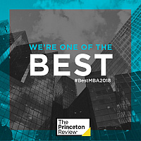 The Telfer School is in The Princeton's Review 2018 Best 267 Business Schools
