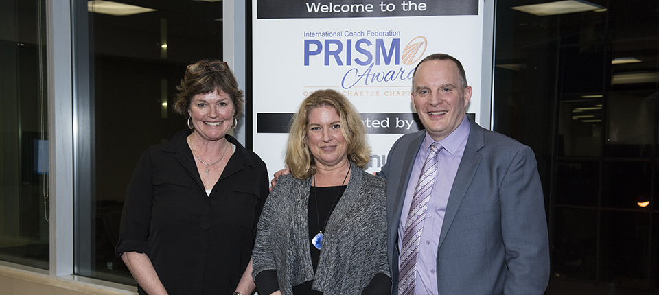 Prism Awards organizing committee - Jennifer MacLeod, Judy Mouland, and Denis Lévesque