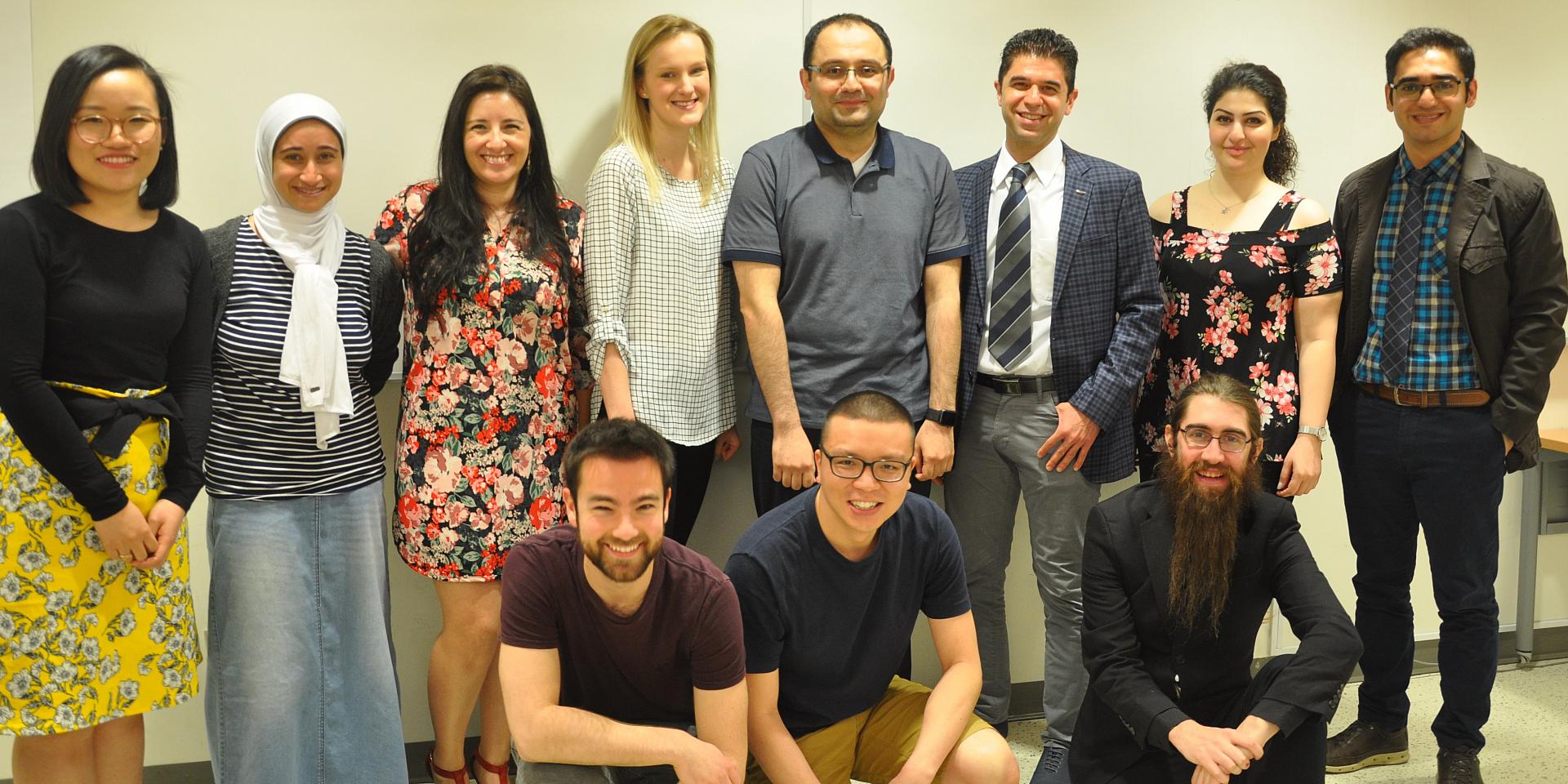 Group of phd student award winners