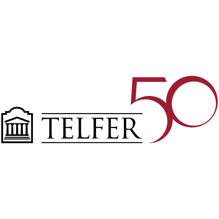 Telfer 50 anniversary logo