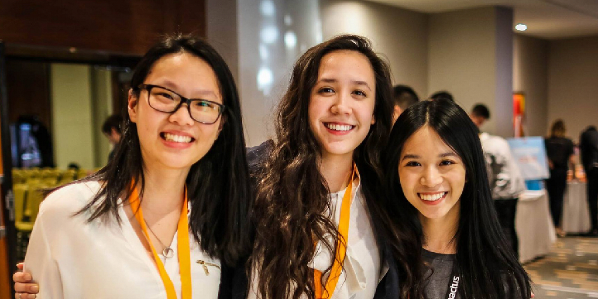 three ladies at legacy conference