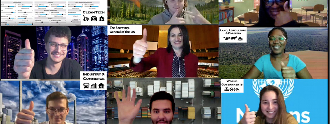 class in web conference screenshot