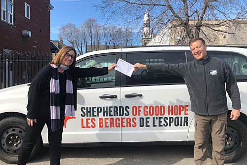 MaxSys makes a generous donation to Shepherds of Good Hope to help the homeless