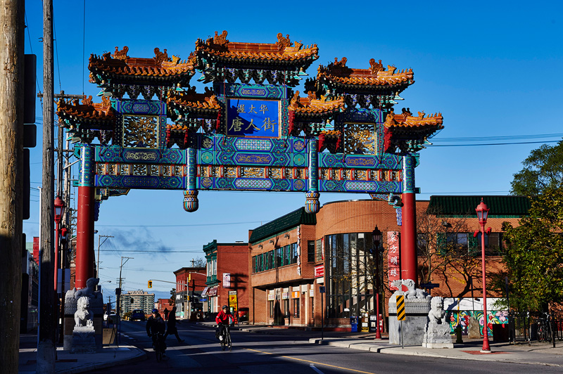 Arch in the Chinatown in Ottawa