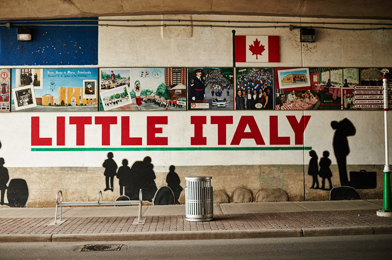 Little Italy at Preston Street in Ottawa