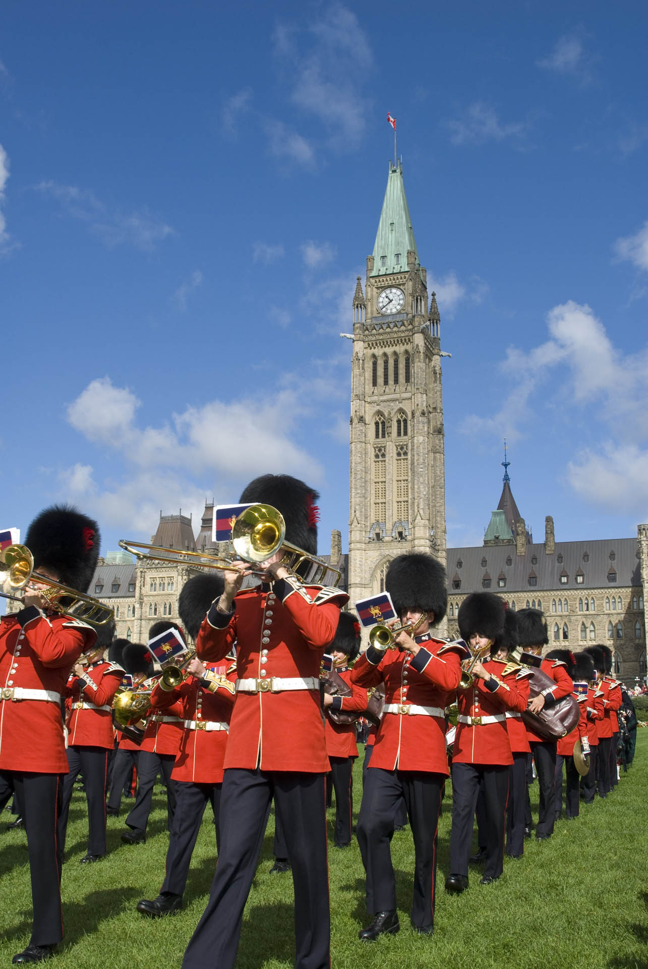 Changing of the Guard on Parliamant Hill in Ottawa