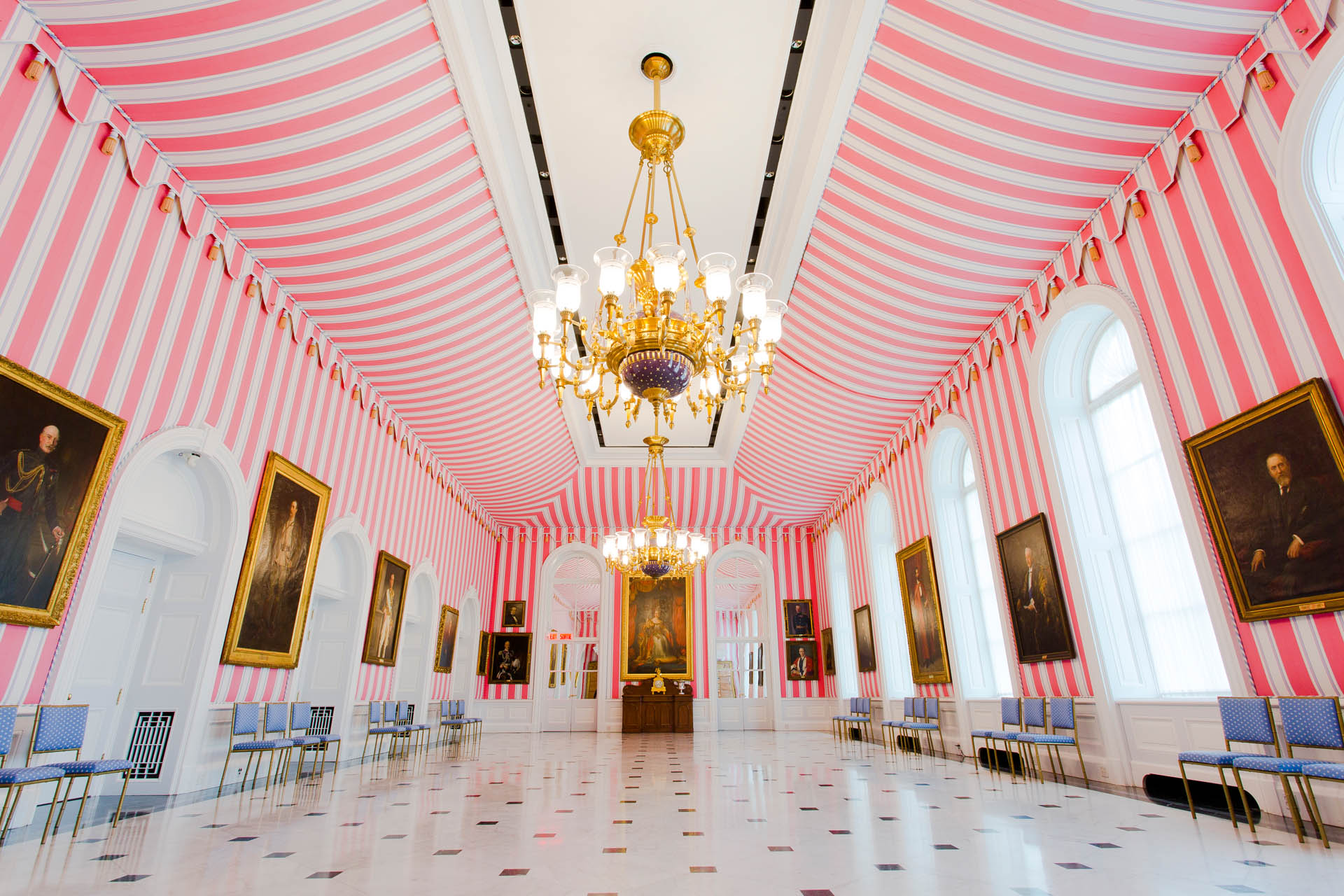 Tent Room at Rideau Hall in Ottawa