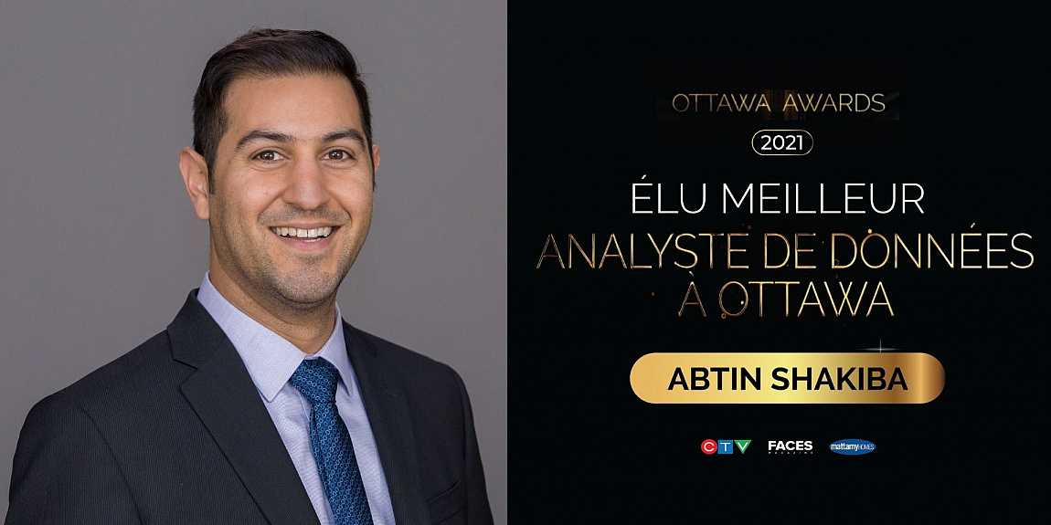 Abtin Shakiba, diplômé d’une maîtrise en science des systèmes, est le meilleur analyste de données d’Ottawa