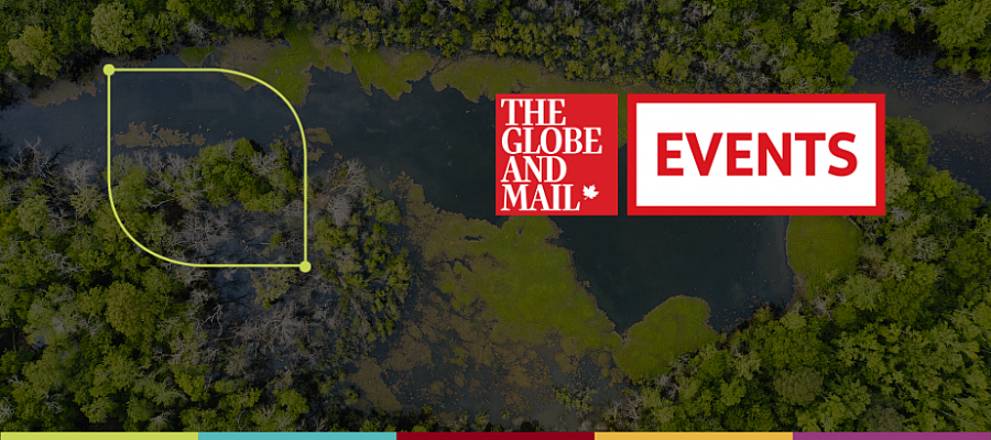 Greener pilllar icon and The Globe and Mail Events logo