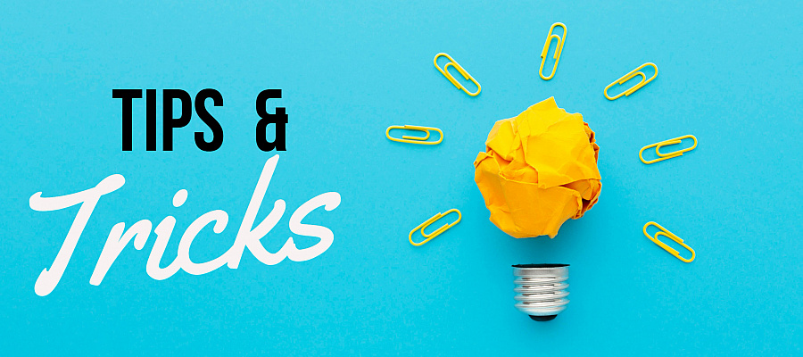 Tips and tricks light bulb made of paper