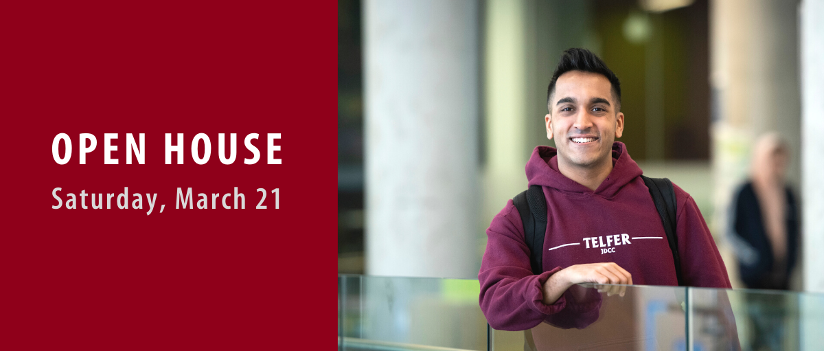 student smiling on campus