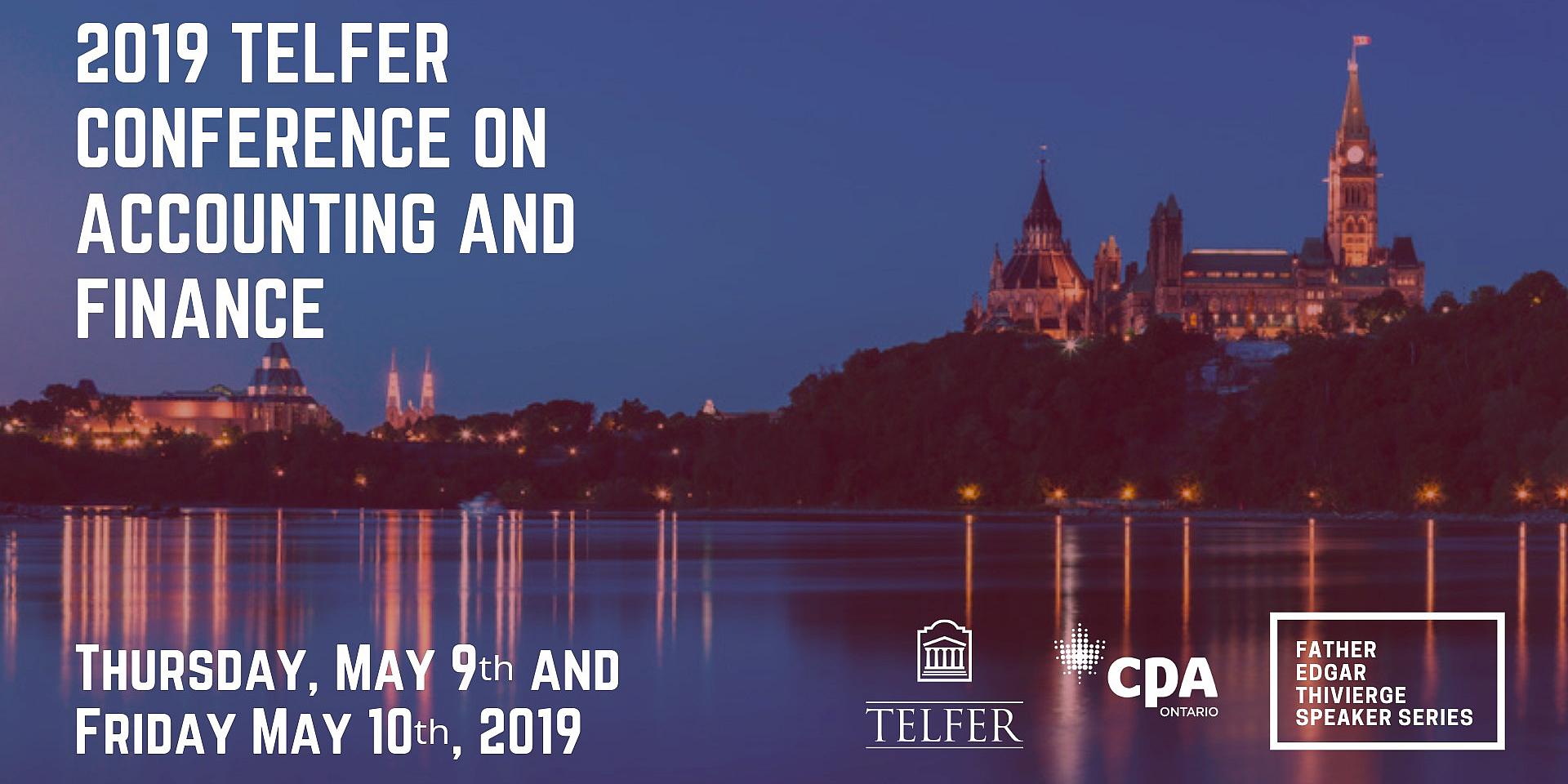 2019 Telfer conference on accounting banner