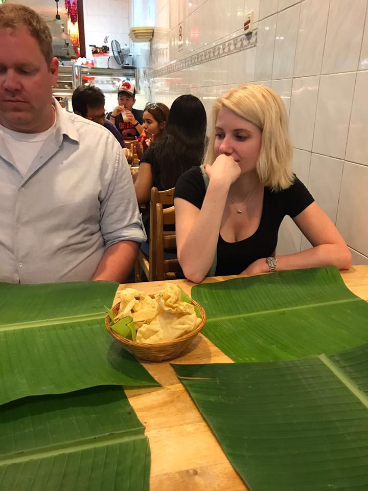 Banana Leaf Meal experience with Team Canopus