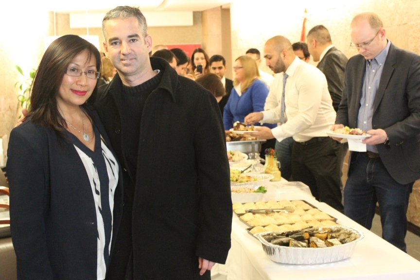 Sophia Leong with Chef Jorge
